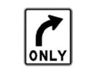 Right turn only