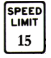 It indicates the maximum speed limit